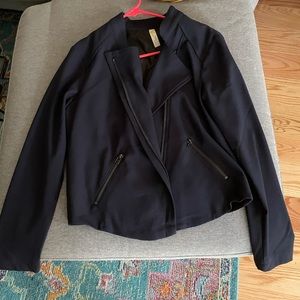 Tili Lili Navy Blue Blazer Jacket
